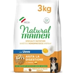Natural Trainer Sensitive — gluten-, ei- en graanvrij — complete voeding voor volwassen middelgrote en grote honden, 3 kg