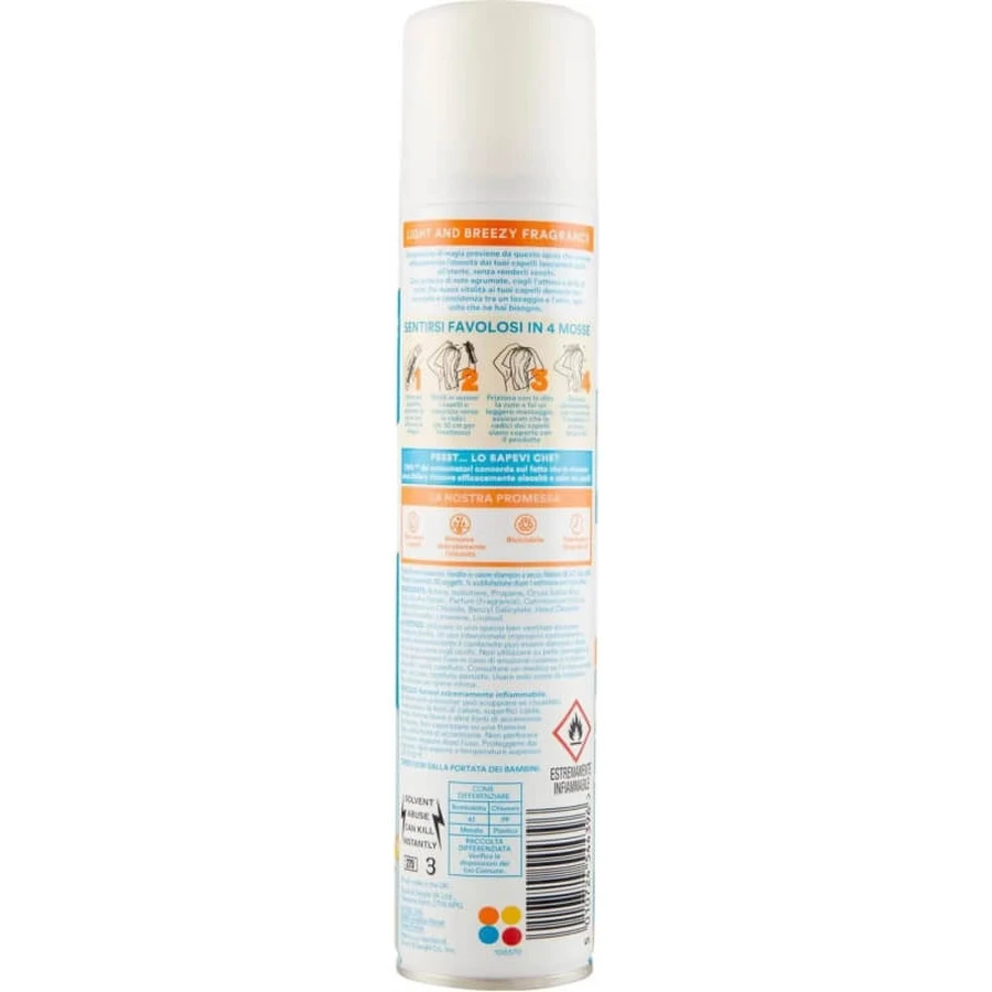 Bellery Fresh Breezy Citrus - Dry Shampoo 200 ml