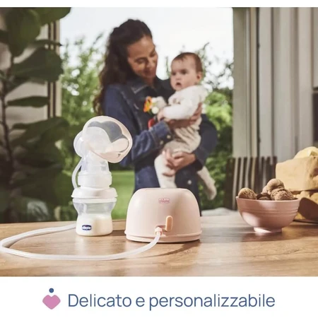 Extractor de leche eléctrico Chicco con función de estimulación, a partir de 0 meses