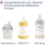 Extractor de leche eléctrico Chicco con función de estimulación, a partir de 0 meses