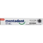 Mentadent White Activated Charcoal - Whitening Toothpaste 75 ml