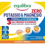 Equilibra Kalium & Magnesium Zero 3 – verbesserte Rezeptur, 18 Beutel – Nahrungsergänzungsmittel zur Steigerung der Energie