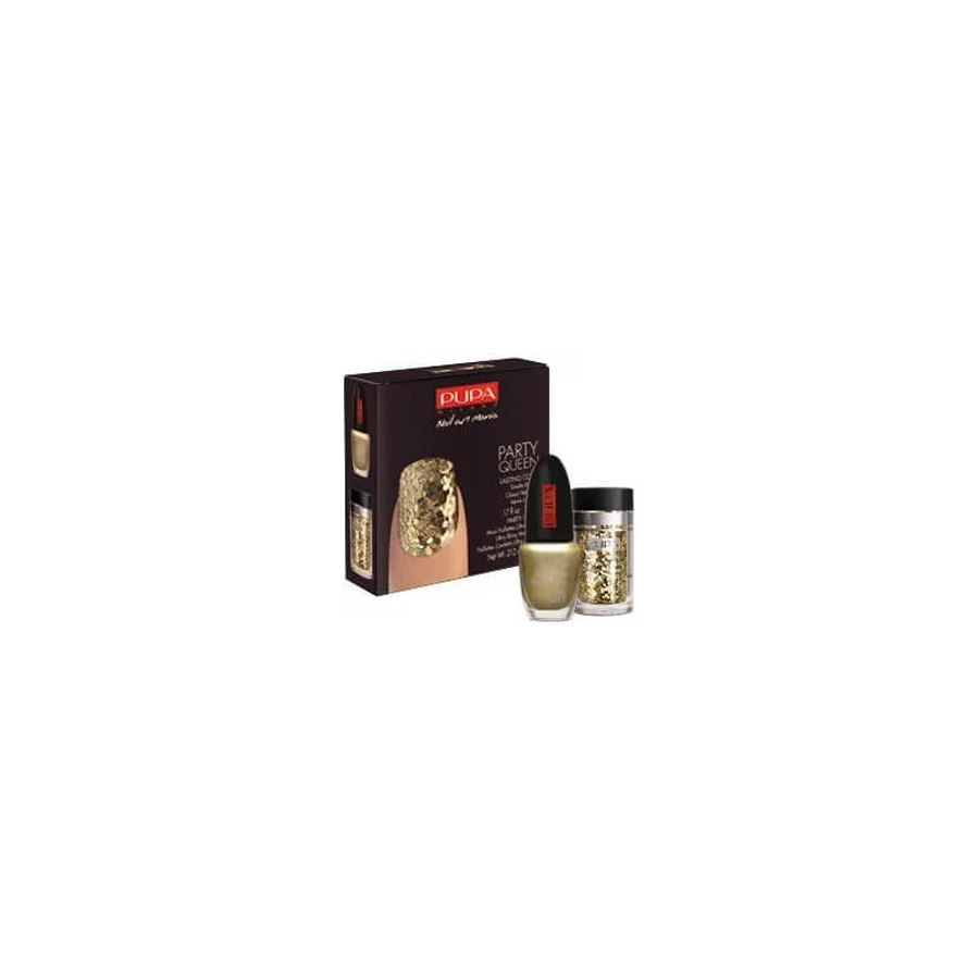 Pupa Party Queen Nail Art Kit – Nagellack-Set 01 Gold Party