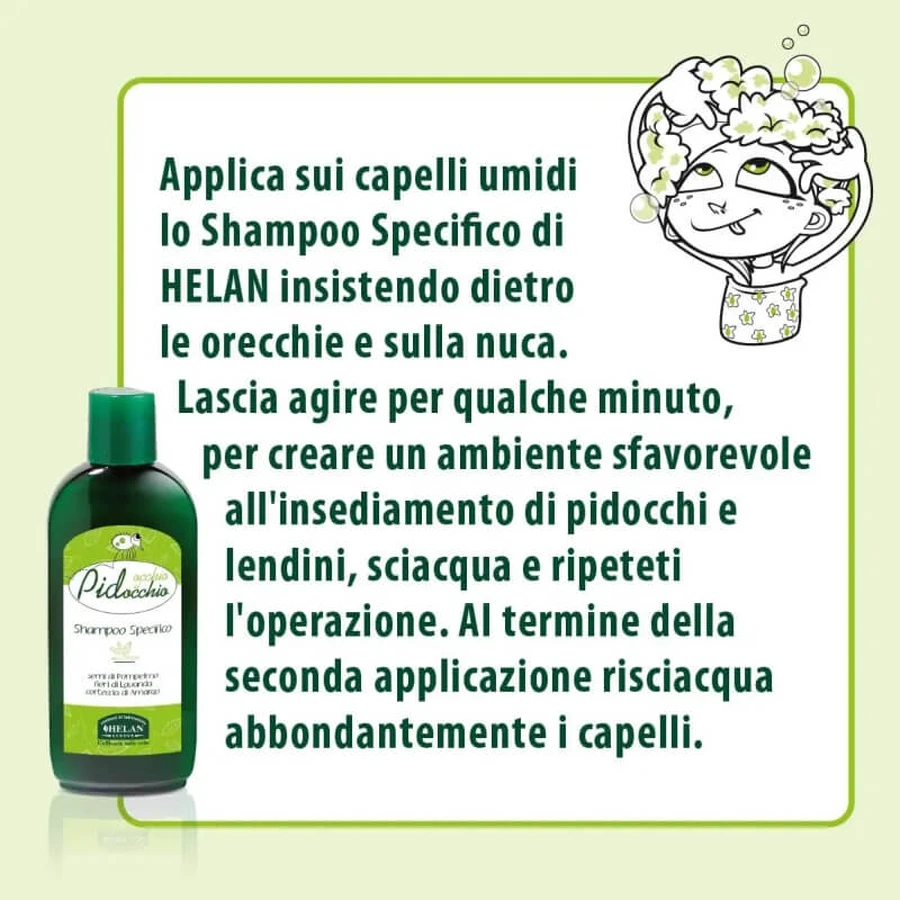 Helan «Cuidado con los piojos» - Champú antipiojos 200 ml