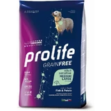 Prolife Grainfree Adult Sensitive Fish & Potatoes - Complete Food for Sensitive Adult Dogs (Medium to Large), 2.5 kg