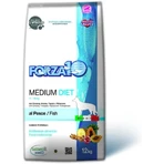 Forza10 Forza 10 Medium Diet mit Fisch – Alleinfuttermittel für erwachsene Hunde mit Nahrungsmittelunverträglichkeiten, 12 kg
