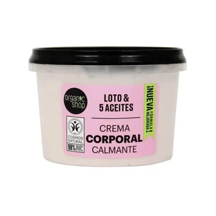 Indian Lotus Organic Shop - Crema corporal natural, 250 ml