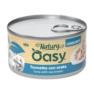 Oasy Wet cat natury ton cu doradă – hrană umedă pentru pisici adulte, 85 g
