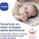 Mam Supreme - Siliconenfopspeen voor 2–6 maanden en ouder, ontwerpen voor jongens