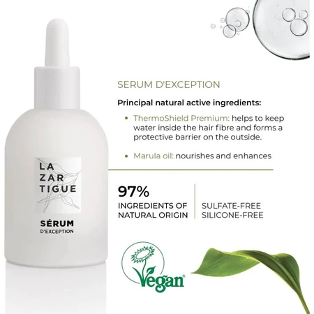Lazartigue Serum d'Expetion - Heat-Protective Hair Serum, 50 ml