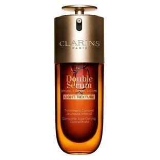 Clarins Double Serum Textura Ligera - Sérum antienvejecimiento con efecto «piel natural», 50 ml
