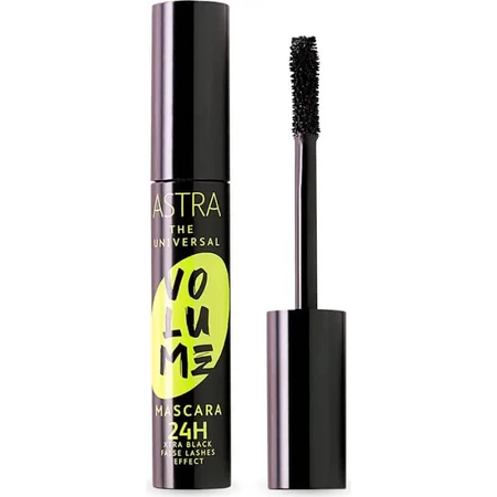 Astra The Universal Volume - Máscara de pestañas Xtra Black de 24 horas