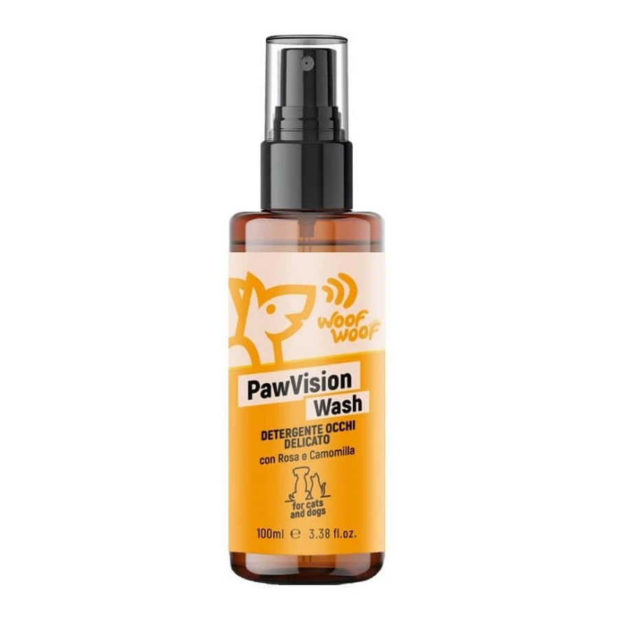 Woof woof Pawvision wash - detergente occhi delicato per cani e gatti 100 ml