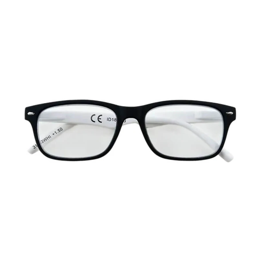 Lunettes de lecture pré-assemblées, blanches, +2,50 dioptries
