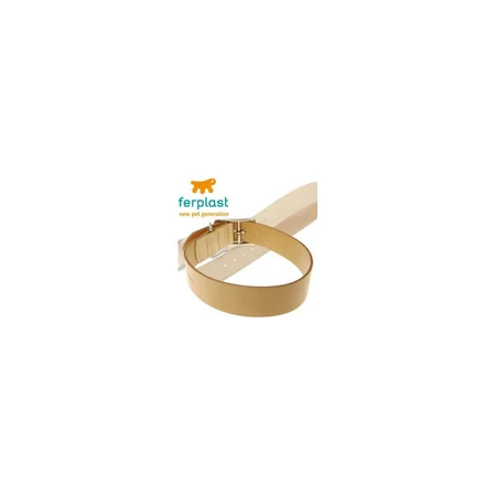 Ferplast Natural c40-69 – Hundehalsband aus echtem Leder, strapazierfähig, Umfang 61–69 cm, Breite 40 mm