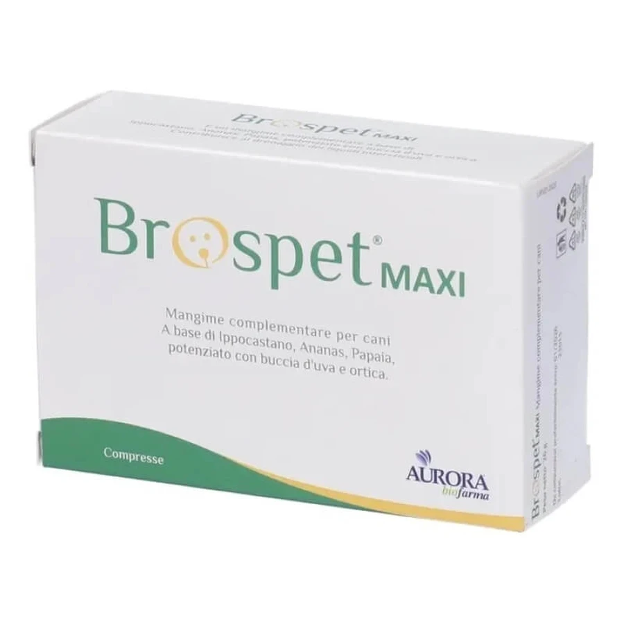 Aurora Biofarma Brospet 120 comprimés - aliment complémentaire pour chiens