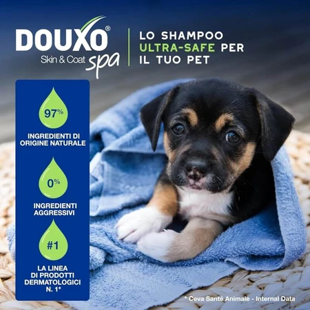 Ceva Animal Health Douxo, S.p.A. - Shampooing doux pour chiots à la peau sensible, 250 ml