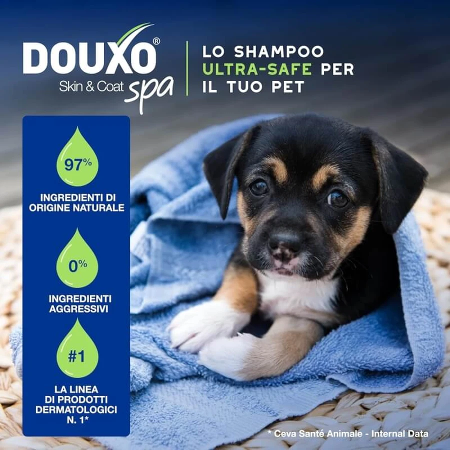 Ceva Animal Health Douxo, S.p.A. - Shampooing doux pour chiots à la peau sensible, 250 ml