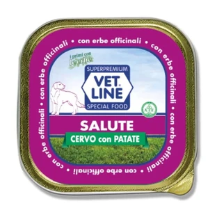 Vet Line Deer and Potato Health - Hypoallergeen natvoer voor honden, 150 g
