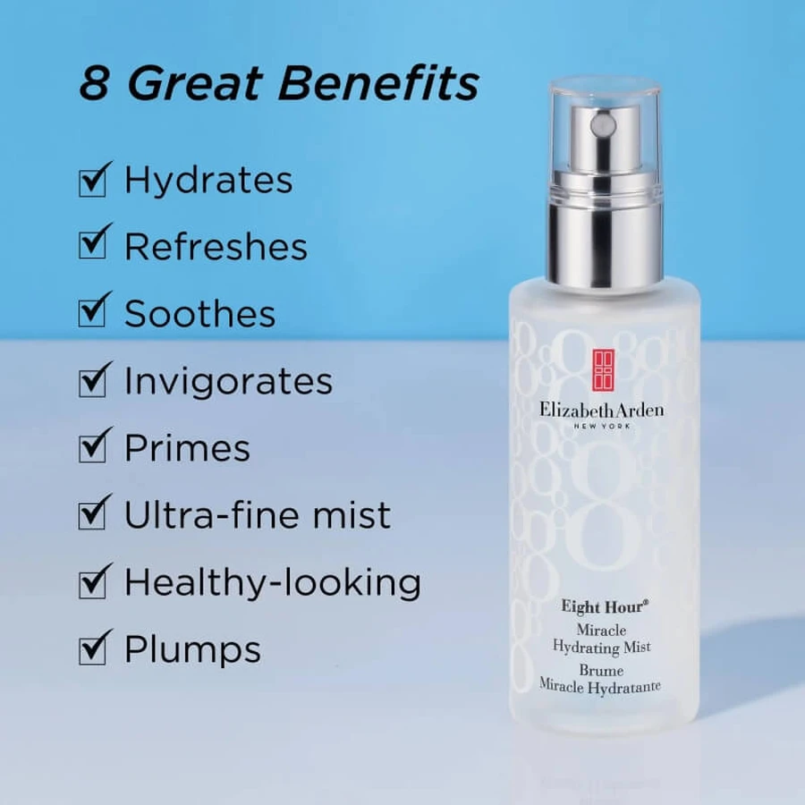 Elizabeth Arden Eight Hour Miracle Hydrating Mist - Facial Hydrating Spray, 100 ml
