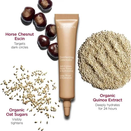 Corrector Everlasting de Clarins - Corrector de larga duración e hidratante n.º 01 Light