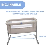 Chicco next2me essential - co-sleeping crib - dune re_lux