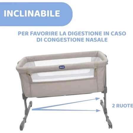 Chicco next2me essential - co-sleeping crib - dune re_lux