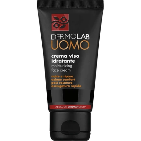 Deborah Uomo - Set para el día a día con gel limpiador facial de 150 ml + crema hidratante de 50 ml + neceser