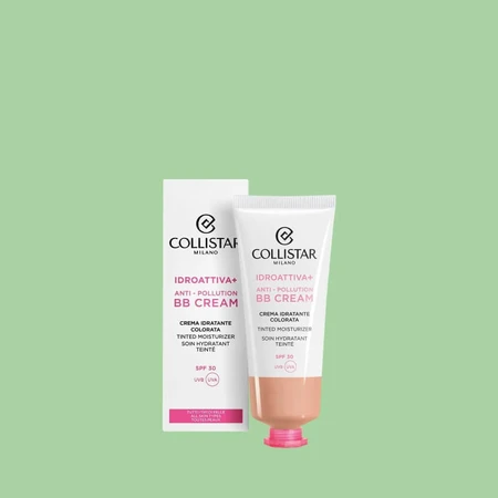 Collistar Hydroattiva+ Anti-Pollution BB Cream - Getinte vochtinbrengende crème SPF 30, 50 ml - Medium