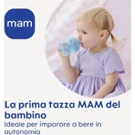 Mam Starter - beker van 150 ml met extra zachte tuit - roze