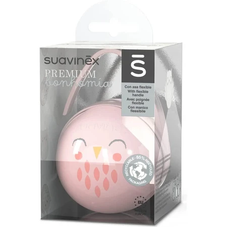 Suavinex Bonhomia - Roze uil-fopspeenetui