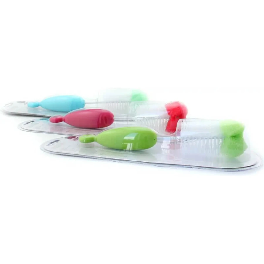 Suavinex-reinigingsborstel voor het schoonmaken van babyflesjes, diverse kleuren