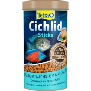 Tetra Cichlid Sticks – Alleinfutter für mittelgroße bis große Cichliden, 500 ml
