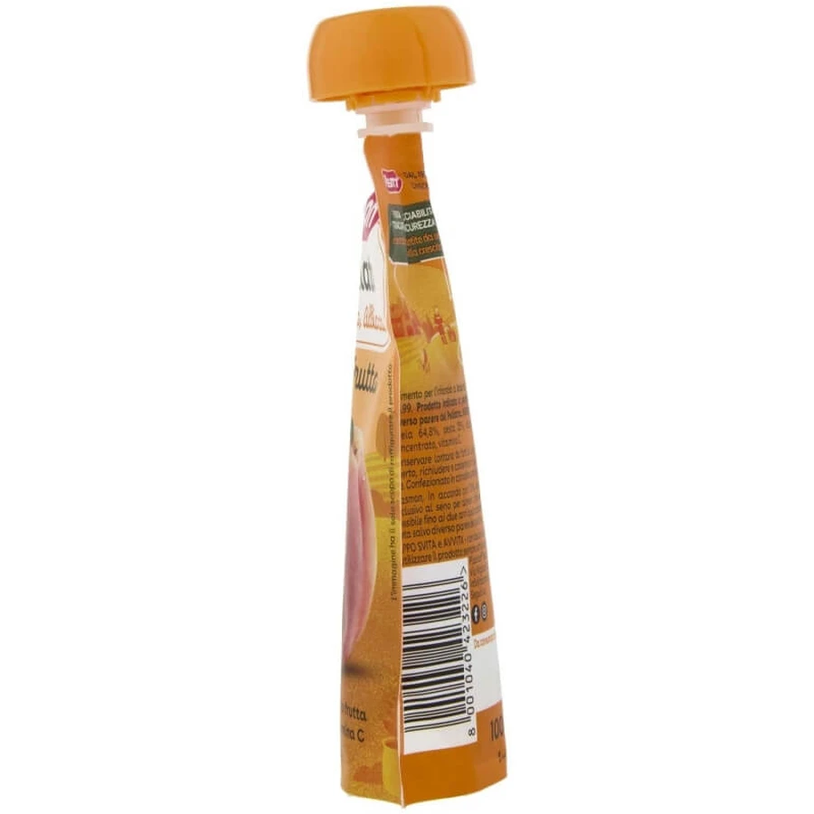 Plasmon Apple, Peach, and Apricot Smoothie - Pureed for Babies 6m+ 100 gr
