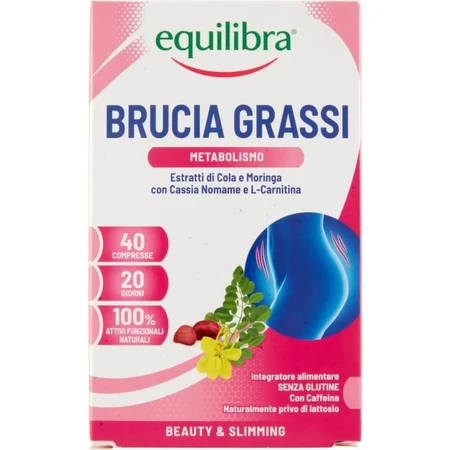 Equilibra Fat Burner, 40 tabletten – supplement voor gewichtsbeheersing