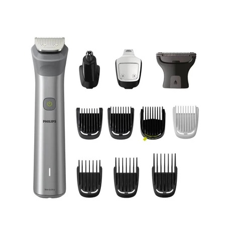 Série 5000 de Philips - Tondeuse à barbe Multigroom pour une utilisation sur peau sèche ou humide