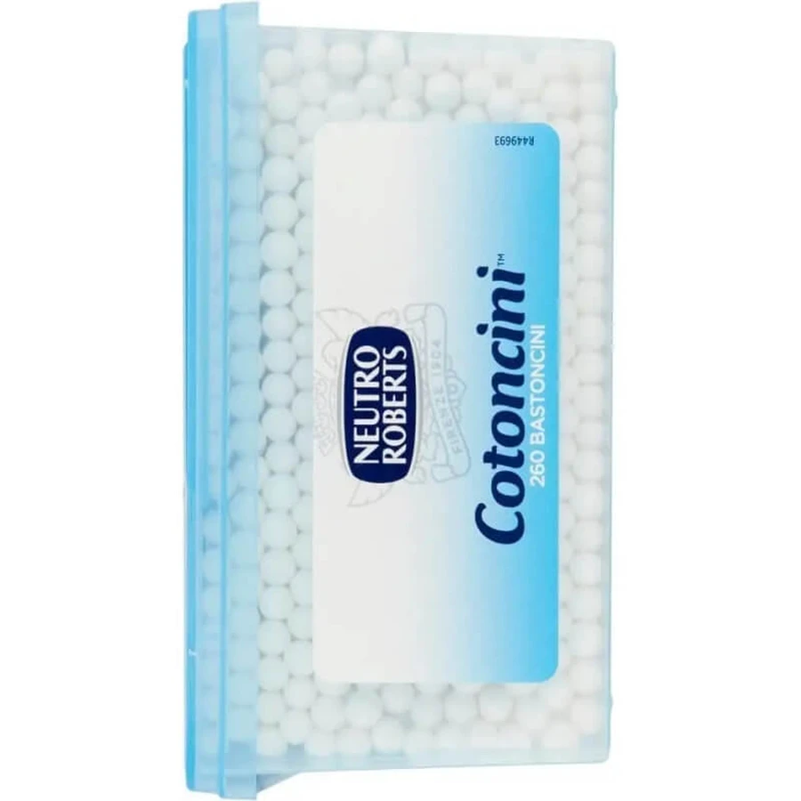 Neutro Roberts Weiche Wattestäbchen, 260er-Packung