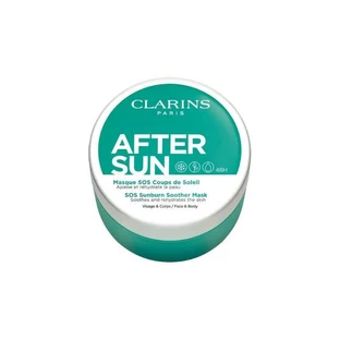 Mascarilla calmante SOS para quemaduras solares de Clarins - Mascarilla para después del sol, 100 ml