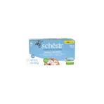 Schesir Atún con lubina - Pienso completo para gatos adultos, 6 x 50 g