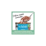 Schesir Atún con lubina - Pienso completo para gatos adultos, 6 x 50 g