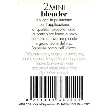 Set de mini mezcladoras Purobio - 2 esponjas de maquillaje