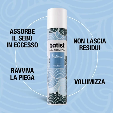 Batist Dry Shampoo - Volumizing Dry Shampoo 200 ml