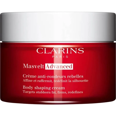 Clarins Masvelt Advanced – Schlankheitscreme gegen hartnäckige Fettpolster, 200 ml