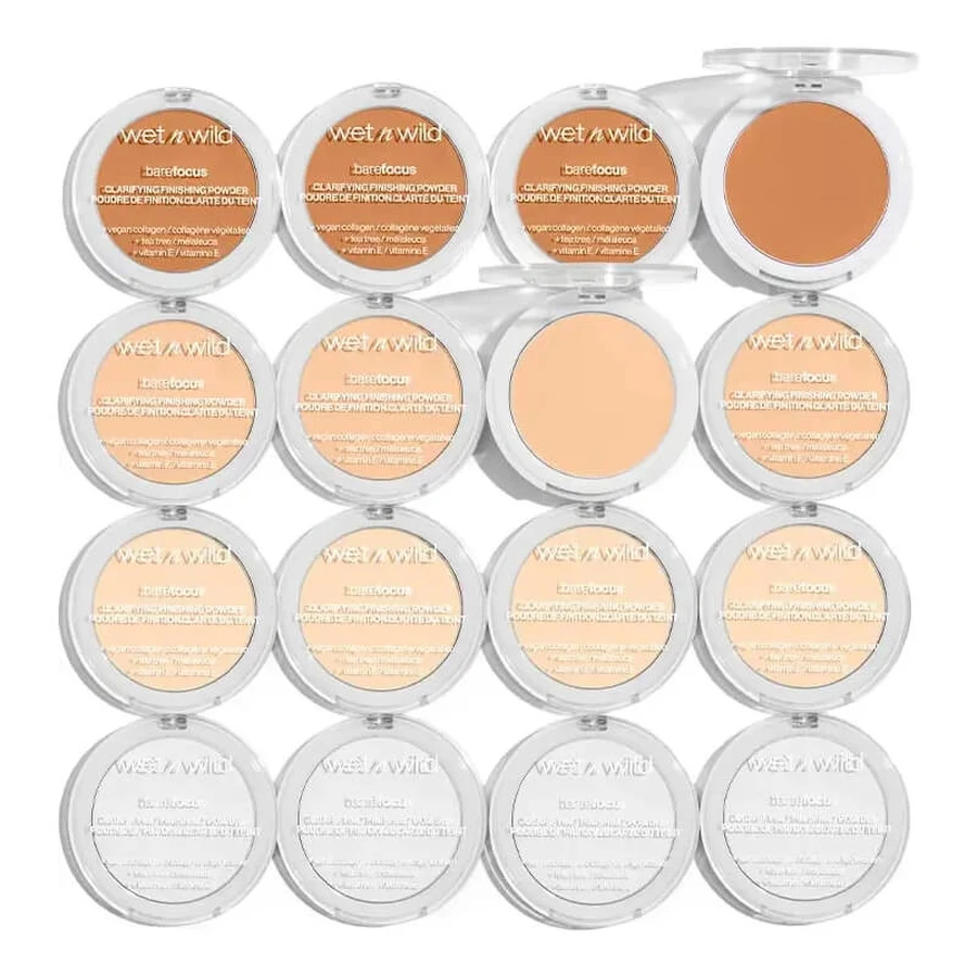 Wet n Wild Bare Focus Clarifying Finishing Powder - Compactpoeder nr. 479E Fair/Light