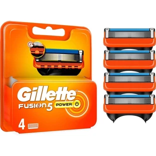 Gillette Fusion Power 5 - 4 cuchillas de recambio