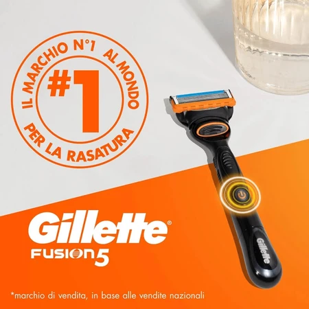 Gillette Fusion Power 5 - 4 cuchillas de recambio