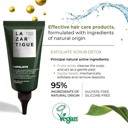 Lazartigue Exfoliate - Pre-Shampoo Exfoliating Gel 75 ml