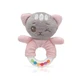 Kiokids Rattle Plush Toy - Pink Kitten