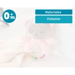 Kiokids Rattle Plush Toy - Pink Kitten