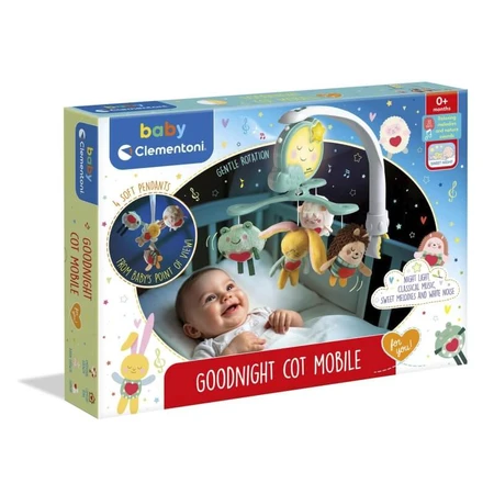 Clementoni Goodnight Music Box - Light-Up Crib Mobile